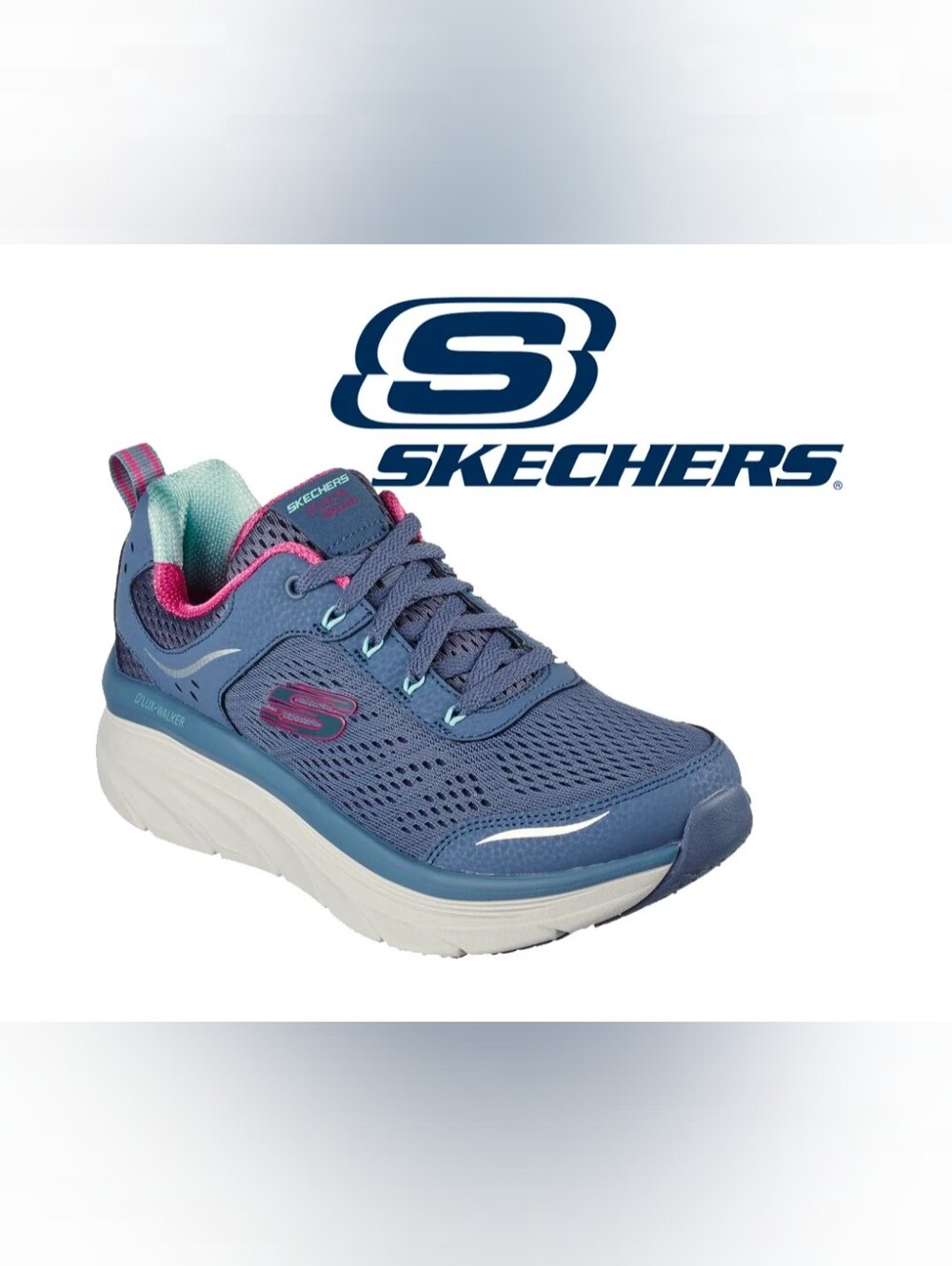 SKECHERS Women's Relaxed Fit: D'Lux Walker-Infinite Motion 9.5 - Picture 8 of 8